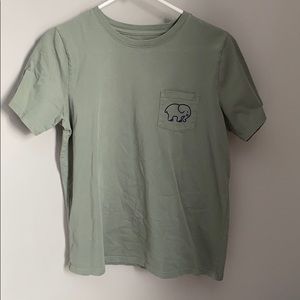 ivory ella sage green tee shirt